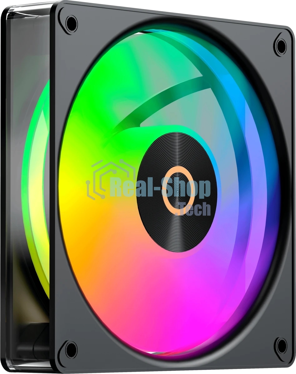 Вентилятор для корпуса Ocypus Gaммa F12 Elite BK ARGB, 120x120x25мм, 4-PIN PWM, 600-1800 RPM, 26 DBA MAX, HYDRO BEARING