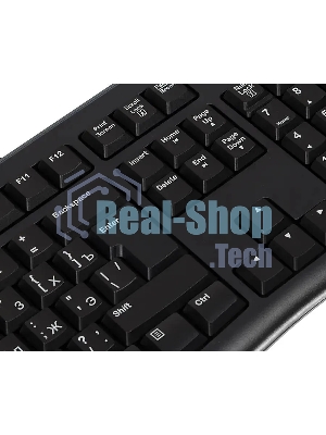 Клавиатура проводная Logitech K120 EER, USB, черный