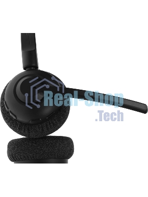 Гарнитура JLab GO Work Pop Wireless Headphones чёрный, беспроводная, Bluetooth, до 50 ч