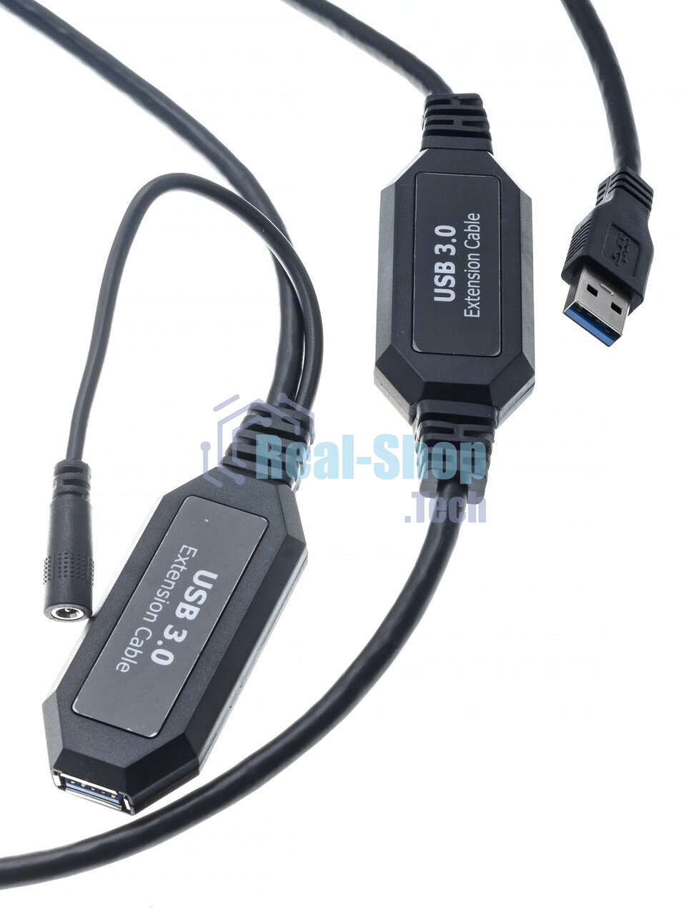 Кабель-адаптер USB3.0-repeater, удлинительный активный Am-->Af 10м VCOM