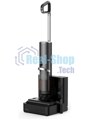 Пылесос вертикальный моющий Deerma DEM-VX900W серый, питание от аккумулятора, 160 Вт, уборка сухая/влажная, пылесборник 0.85 л, работа от АКБ max 40 мин.