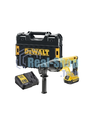 Перфоратор DeWalt DCH133M1-QW, SDS-plus, 18 В, 2.6 Дж, от аккумулятора