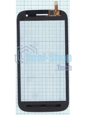 Сенсорное стекло (тачскрин) для Micromax Canvas HD A116, черное