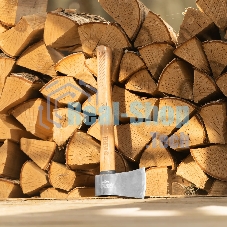 Топор кованый Denzel 900 г, американский тип, буковая рукоятка, 430мм, EFP