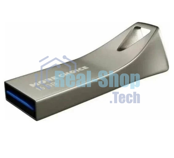 Флешка USB More Choice MF Metal (4610196401138), 16Gb, USB 3.0, R/W 40/15, серебристый