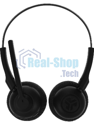 Гарнитура JLab GO Work Pop Wireless Headphones чёрный, беспроводная, Bluetooth, до 50 ч