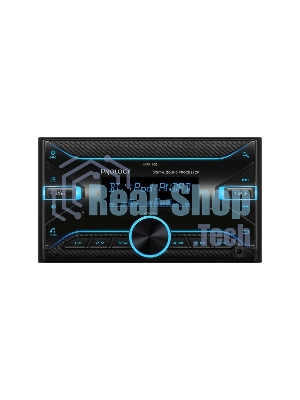 Автомагнитола Prology MPR-100, 2 DIN, Bluetooth, USB Type-A, AUX, пульт ДУ