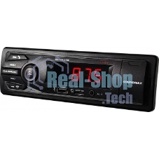 Автомагнитола Soundmax SM-CCR3179B, 1 DIN, Bluetooth, USB Type-A, AUX