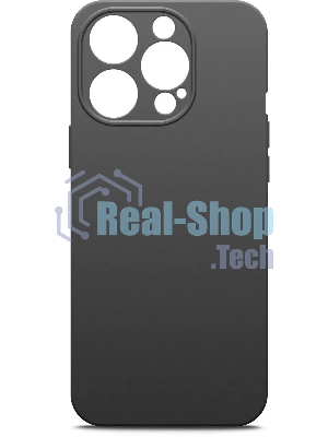 Чехол (клип-кейс) BoraSCO для Apple iPhone 15 Pro черный (72429)