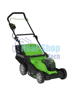 Газонокосилка аккумуляторная GreenWorks G24X2LM41k8, 24 В, 0 Ач