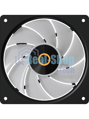 Вентилятор для корпуса Ocypus Gaммa F12 Elite BK ARGB 3 IN 1, 120x120x25мм, 4-PIN PWM, 600-1800 RPM, 26 DBA MAX, HYDRO BEARING