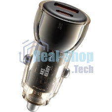 Автомобильное зарядное устройство AKSBERRY (6900286350018) X101 TYPE-C(30w)+USB-A(30W), черный