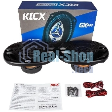 Колонки автомобильные Kicx GX-693 200Вт 92дБ 4Ом 15x23см (6x9дюйм) (ком.:2кол.) коаксиальные трехполосные