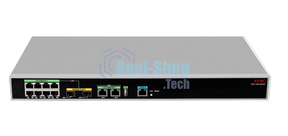 Контроллер доступа H3C WX2860X Access Controller with 10*1000BASE-T Ports and 2*SFP Plus Ports