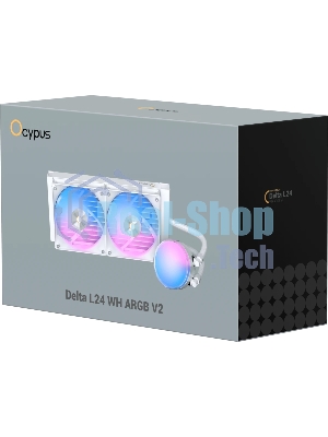 Система охлаждения Ocypus Delta L24 WH ARGB V2 белый 280W/ All Intel/ AMD AM*/ Screws