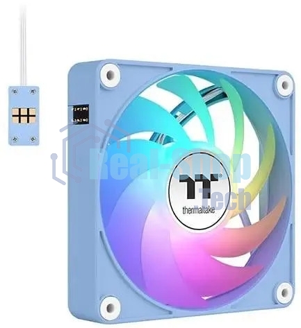 Вентилятор для корпуса Thermaltake CT140 EX Sync Hydrangea ARGb 140х140x25 синий (упаковка 3шт) CL-F197-PL14BU-A