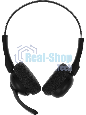 Гарнитура JLab GO Work Pop Wireless Headphones чёрный, беспроводная, Bluetooth, до 50 ч