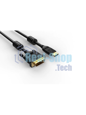 Кабель HDMI AM/DVI(24+1)M, 1.8м, CU, 1080P@60Hz, 2F, VCOM CG484GD-1.8M