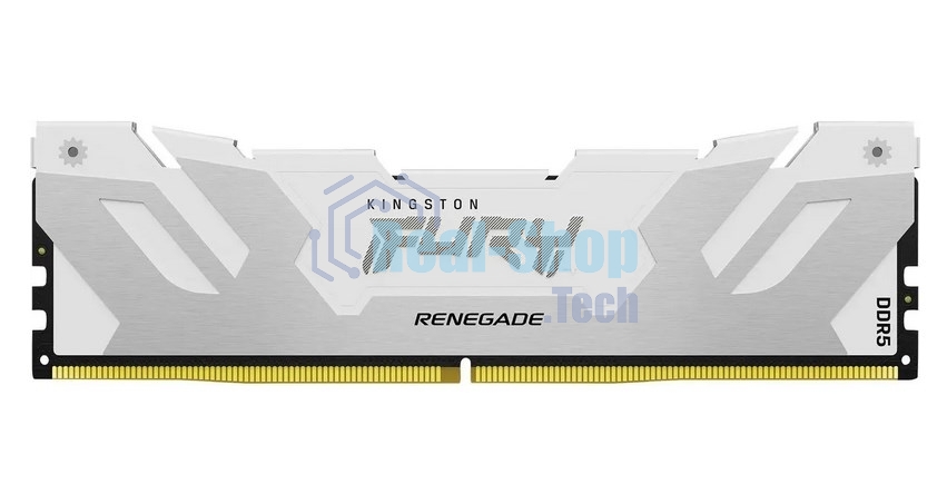 Оперативная память Kingston Fury Beast, DDR5, 16Gb (1x16Gb), 7200MHz, CL38, DIMM, с радиатором, белый