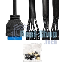 Компьютерный корпус Minitower ExeGate BAA-303MU-UNS350 (mATX, БП UNS350 с вент. 12см, 2*USB+1*USB 3.0, HD Audio, черный)