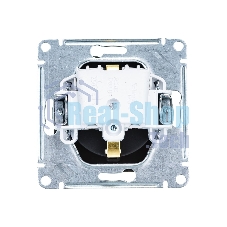 Механизм розетки 1-м СП AtlasDesign с заземл. защ. шторки 16А карбон SchE ATN001045