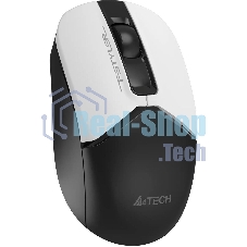 Мышь беспроводная A4Tech Fstyler FG12 белый/черный, 1200 dpi, радиоканал, USB, кнопки - 3