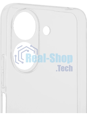 Чехол (клип-кейс) BoraSCO для Xiaomi Redmi 13C Silicone Case прозрачный (72840)