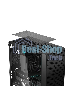 Компьютерный корпус PcCooler C3B310 BK черный без БП mATX 2xUSB3.0 audio bott PSU