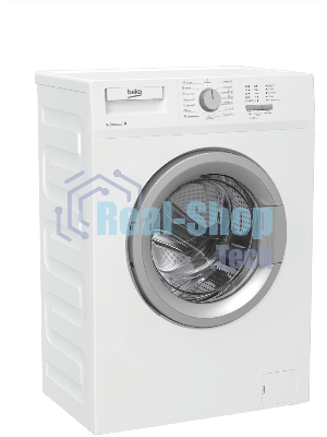 Стиральная машина Beko WRS 54P1 BSW белый, загрузка фронтальная 5 кг, 800 об/мин, класс: A-10%
