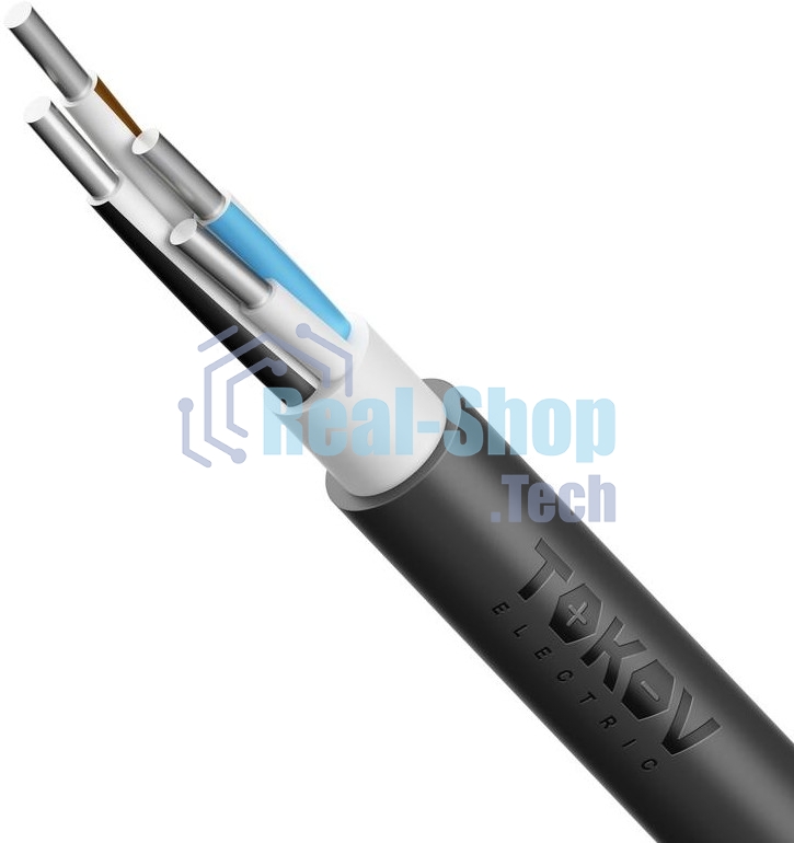 Кабель TOKOV ELECTRIC АВВГнг(А)-LS 4х6 ОК (N) 0.66кВ (м)