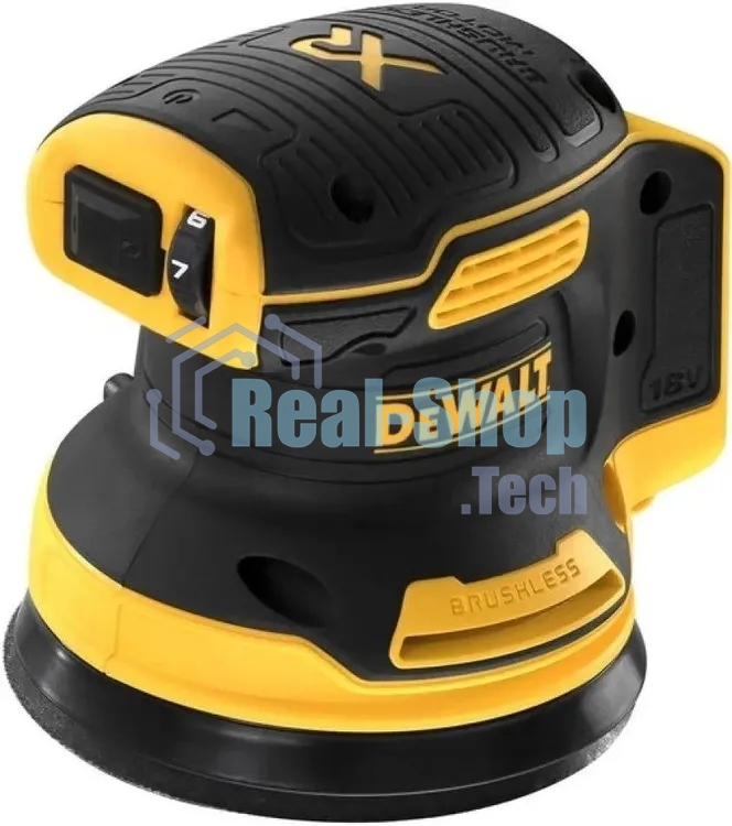 Эксцентриковая шлифовальная машина DCW210N (без з/у и акк.). 18.0 В XR эксцентриковая (орбитальная) шлифовальная машина, 125мм, без аккумуляторов и з/у