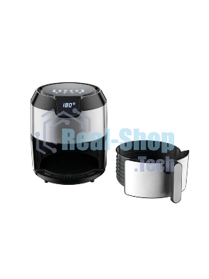 Аэрогриль Tefal EY401D15 серебристый, 1500 Вт, 4.2 л, сенсор, 8 программ