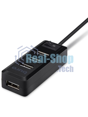 USB-концентратор Buro BU-HUB4-0.5L-U2.0, USB 2.0, USB 4 порта, USB