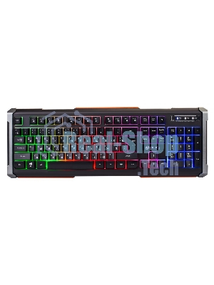 Клавиатура Oklick 710G черный/серый USB Multimedia