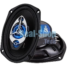 Колонки автомобильные Kicx GX-693 200Вт 92дБ 4Ом 15x23см (6x9дюйм) (ком.:2кол.) коаксиальные трехполосные