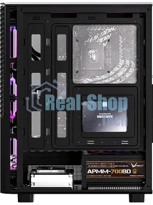 Компьютерный корпус Aerocool/Formula Mana Geometry черный без БП ATX 3x120мм 1xUSB 3.0 1xUSB3.1 audio bott PSU