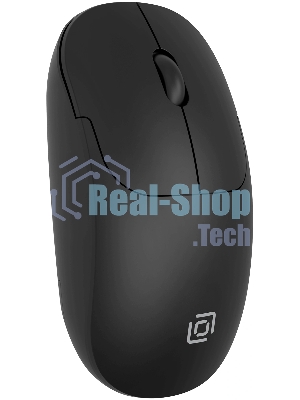 Мышь беспроводная Oklick 202MW черный, 1000 dpi, радиоканал, USB, кнопки - 3