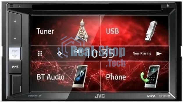 Автомагнитола JVC KW-V250BTM, 2 DIN, 6.2