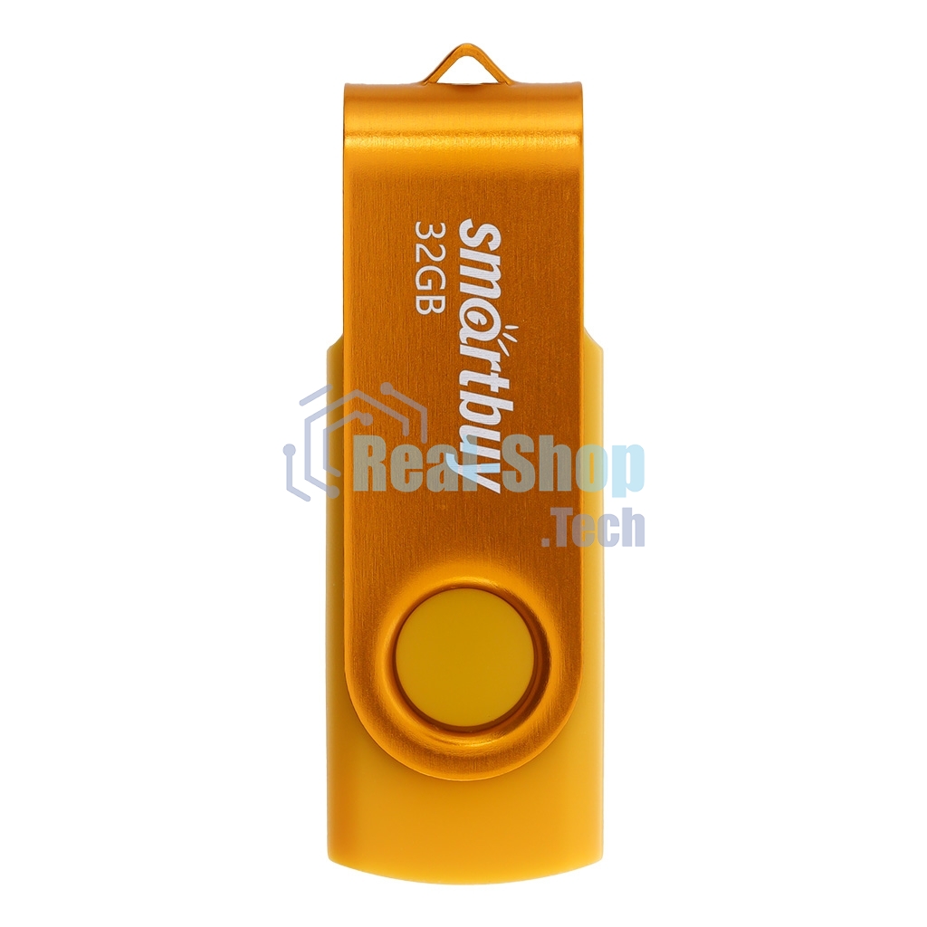 Флешка USB Smartbuy Twist Yellow (SB032Gb2TWY), 32Gb, USB 2.0, R/W 15/12, желтый