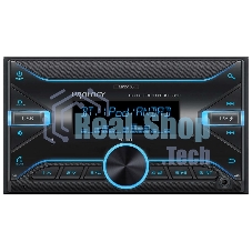 Автомагнитола Prology MPR-100, 2 DIN, Bluetooth, USB Type-A, AUX, пульт ДУ