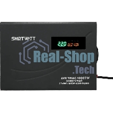 Стабилизатор напряжения Smartwatt AVR Triac 1000TW 1000ВА черный