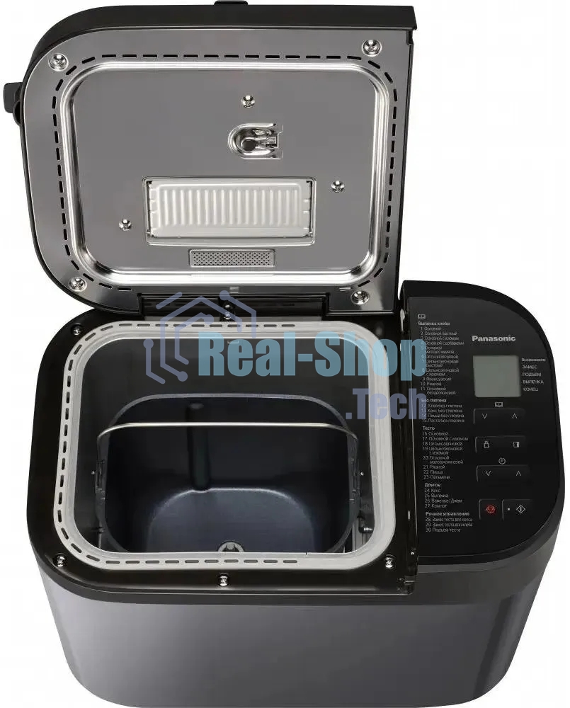 Хлебопечка Panasonic SD-YR2540HTS серый/черный, 550 Вт, 1.1 кг, 30 программ