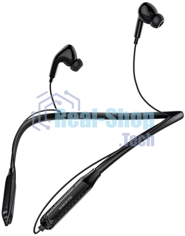Наушники TWS Borofone BE45 черный, внутриканальные, Bluetooth, сенсорное управление, до 3 ч