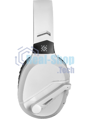 Гарнитура Defender Phantom Pro белый, беспроводная + проводная, Bluetooth, USB / mini jack 3.5 мм