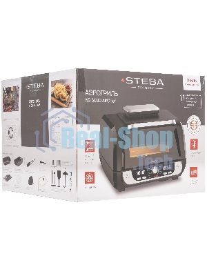 Аэрогриль Steba AG 6000 AirChef черный, 1750 Вт, 10.1 л, кнопки, 11 программ