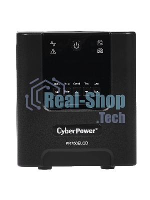 Источник бесперебойного питания CyberPower PR750ELCD 750 ВА/675 Вт/USB/RJ-11/RJ-45/6 x IEC 320 C13 (компьютерная)