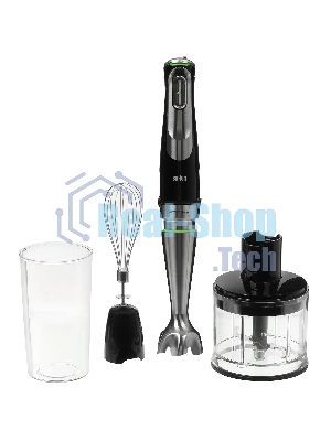 Блендер погружной Braun Multiquick 9 MQ9138Xl черный, 1200 Вт, плавная регулировка, турбо