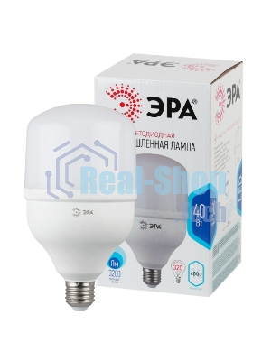 Лампа светодиодная ЭРА STD LED POWER T120-40W-4000-E27