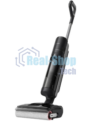 Пылесос вертикальный моющий Dreame H12 Dual Flex Reach черный, питание от аккумулятора, 400 Вт, уборка сухая/влажная, пылесборник 0,7 л