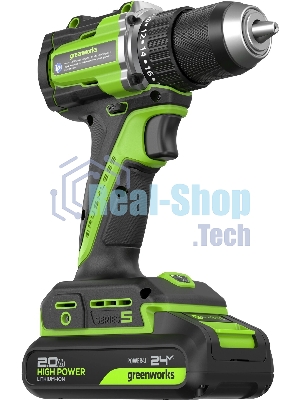 Дрель безударная Greenworks DD560 патрон:быстрозажимной реверс (3708407CUC)